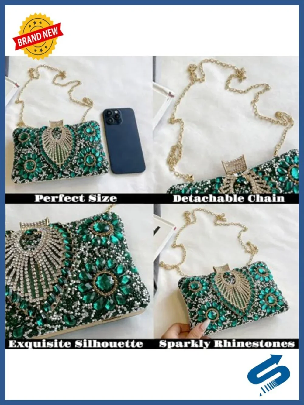 N/A sparkling rhinestone